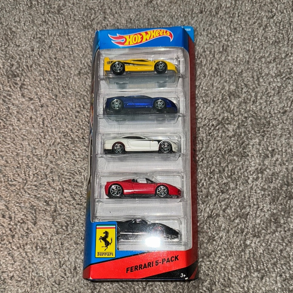 Hotwheels Ferrari 5-Pack Die-Cast Cars